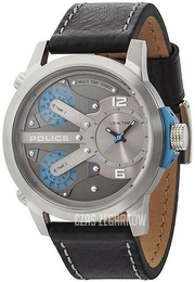 Police King Cobra Szary/Skóra Ø50 mm PL14538JS.04A