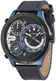 Police Bushmaster Czarny/Skóra Ø45 mm PL14638XSBLB/02