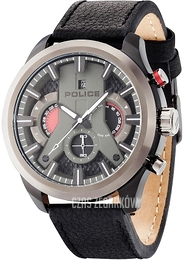 Police Cyclone Szary/Skóra Ø48 mm PL14639JSBU.02