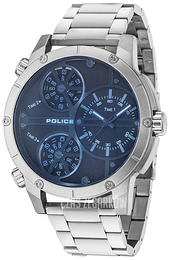 Police Rattlesnake Niebieski/Stal Ø52 mm PL14699JS/02M