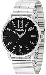 Police Czarny/Stal Ø43 mm PL14765JS.02M