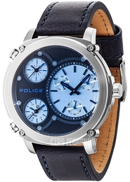 Police Niebieski/Skóra Ø51 mm PL14830JS.02