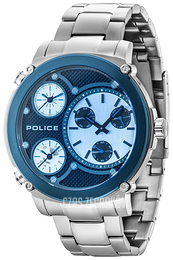 Police Titan Niebieski/Stal Ø51 mm PL14830JSTBL/02M