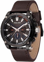 Police Operator Czarny/Skóra Ø49 mm PL14832JSB.02