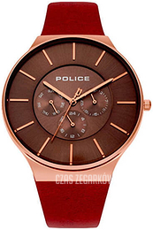 Police Brązowy/Skóra Ø43 mm PL15044JSR/12