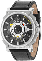 Police Compass Czarny/Skóra Ø53 mm PL15048JS/61