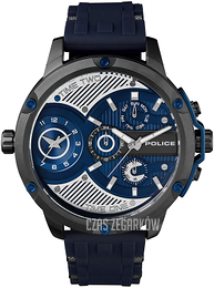 Police Niebieski/Stal Ø52 mm PL15049JSU.03P