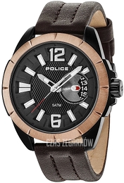 Police Pitcher Czarny/Skóra Ø46 mm PL15240JSBBN.02