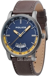 Police Niebieski/Skóra Ø43 mm PL15288JSU.03