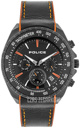 Police Czarny/Guma Ø44 mm PL15328JSB.02P
