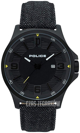 Police Czarny/Skóra Ø44 mm PL15384JSB.02