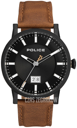 Police Czarny/Skóra Ø42 mm PL15404JSB.02A
