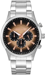 Police Brązowy/Stal Ø46 mm PL15589JS.12M