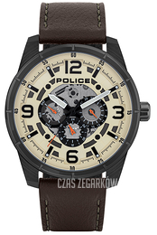 Police Beżowy/Skóra Ø48 mm PL15663JSU/14