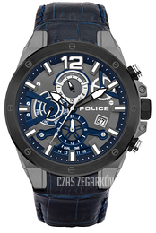 Police Niebieski/Skóra Ø48.5 mm PL15711JSUB/03