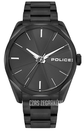 Police Czarny/Stal Ø44 mm PL15712JSB/02M