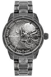 Police Czarny/Stal Ø46 mm PL15715JSQU/78M