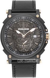 Police Compass Czarny/Skóra Ø48 mm PL15728JSB.02