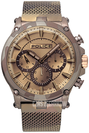 Police Brązowy/Stal Ø47 mm PL15920JSMBN.20MM