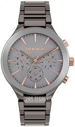 Police Szary/Stal Ø44 mm PL15936JBGY.13M