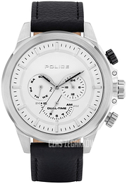 Police Biały/Skóra Ø41 mm PL15970JS.01