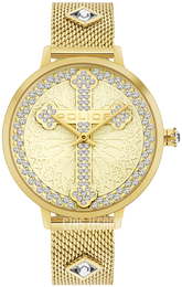 Police Socotra Żółte złoto/Stal w odcieniu złota Ø36 mm PL16031MSG.22MMA