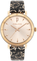 Police Ponta Różowe złoto/Skóra Ø36 mm PL16033MSRB.32