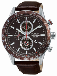 Pulsar Brązowy/Skóra Ø45 mm PF8443X1