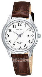 Pulsar Dress Biały/Skóra Ø30 mm PH7187X1