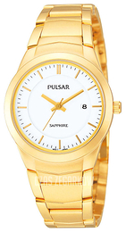 Pulsar Dress Biały/Stal w odcieniu złota Ø30 mm PH7256X1