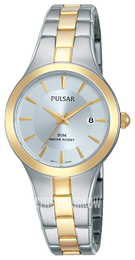 Pulsar Dress Srebrny/Stal w odcieniu złota Ø28 mm PH7416X1