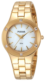 Pulsar Biały/Stal w odcieniu złota Ø30 mm PH8048X1