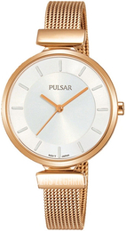 Pulsar Attitude Biały/Stal w kolorze różowego złota Ø30 mm PH8414X1