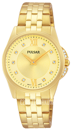 Pulsar Dress Żółte złoto/Stal w odcieniu złota Ø30 mm PM2166X1