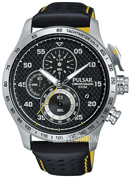 Pulsar Sport Czarny/Skóra Ø43 mm PM3035X1