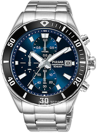 Pulsar Niebieski/Stal Ø43.5 mm PM3187X1