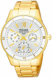Pulsar Srebrny/Stal w odcieniu złota Ø40 mm PP6068X1