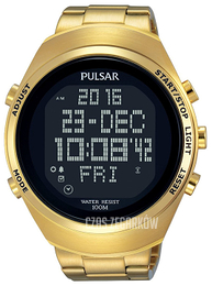 Pulsar X Ekran LCD/Stal w odcieniu złota Ø46 mm PQ2056X1