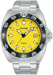 Pulsar Regular Żółty/Stal Ø45 mm PS9675X1