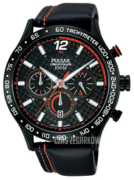 Pulsar Sport Czarny/Skóra Ø44 mm PT3695X1