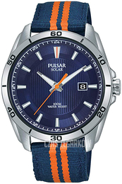 Pulsar Solar Niebieski/Skóra Ø41 mm PX3175X1