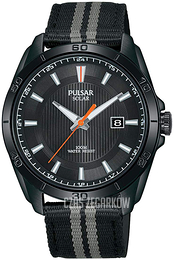 Pulsar Solar Czarny/Skóra Ø41 mm PX3179X1