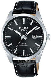 Pulsar Solar Czarny/Skóra Ø40 mm PX3185X1