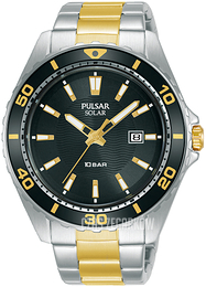 Pulsar Czarny/Stal w odcieniu złota Ø44 mm PX3243X1