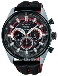 Pulsar Sport Czarny/Skóra Ø45 mm PX5011X1