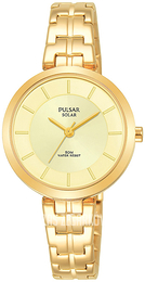 Pulsar Solar Żółte złoto/Stal w odcieniu złota Ø29 mm PY5062X1