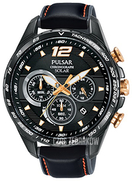 Pulsar Solar Czarny/Skóra Ø45 mm PZ5025
