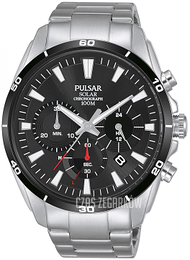 Pulsar Solar Czarny/Stal Ø44 mm PZ5059X1