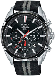 Pulsar Solar Czarny/Skóra Ø45 mm PZ5091X1