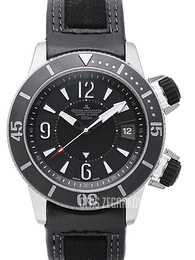 Jaeger LeCoultre Master Compressor Diving Alarm Navy SEALs Czarny/Skóra Ø44 mm 183T470